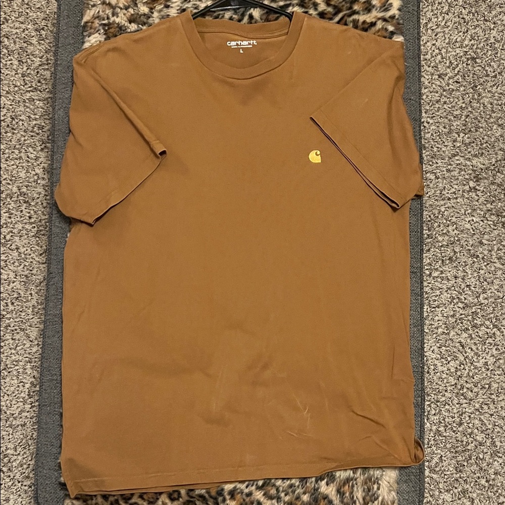 Carhartt WIP Short Sleeve Tee in Rich Brown